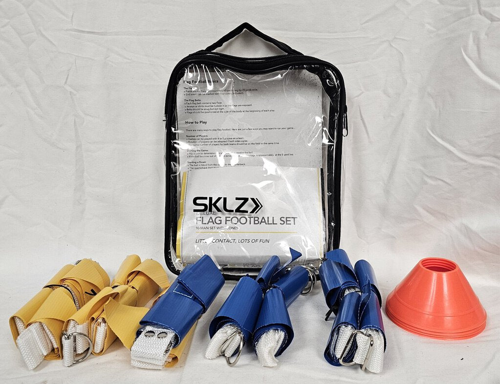SKLZ Deluxe Flag Football Set, 10 Man Set, Size: OSFM