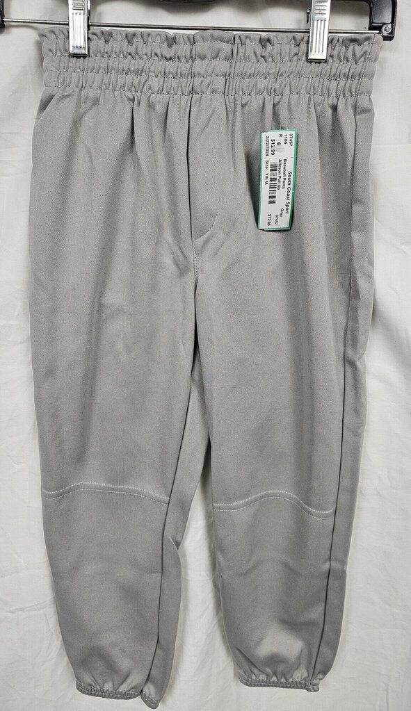 Alleson Pull Up Youth Baseball Pants, Gray, Size: Yth M