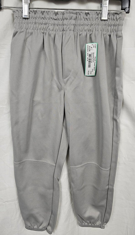 Alleson Pull Up Youth Baseball Pants, Gray, Size: Yth M