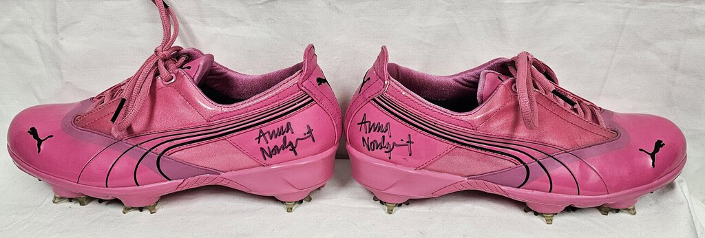 Anna Nordqvist Autographed Puma Golf Cleats, Size: 6