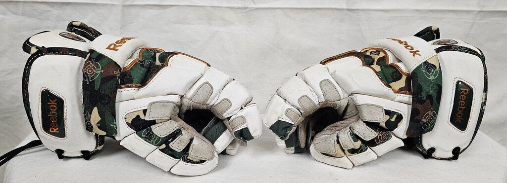 Reebok 9K Lacrosse Gloves, Camo, Size: 12"