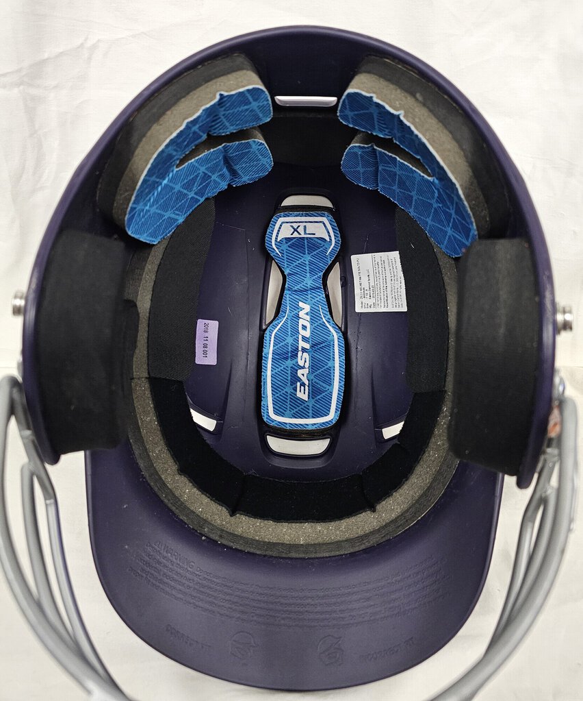 Easton Z5 2.0 Batting Helmet with Mask, Purple, Size: XL 7 1/2 - 8