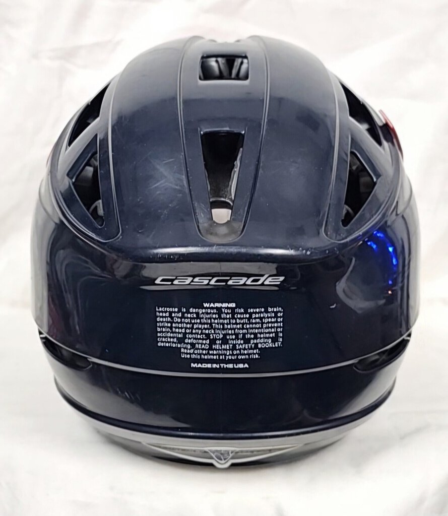 Cascade CPX-R Lacrosse Helmet, Red & Navy, Size: OS Adjustable