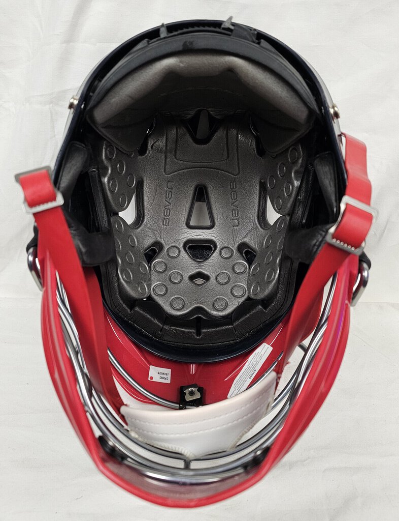 Cascade CPX-R Lacrosse Helmet, Red & Navy, Size: OS Adjustable