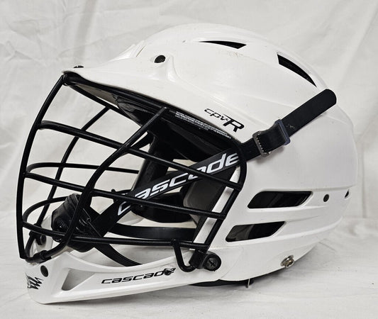 Cascade CPV-R White Lacrosse Helmet, Size: XS