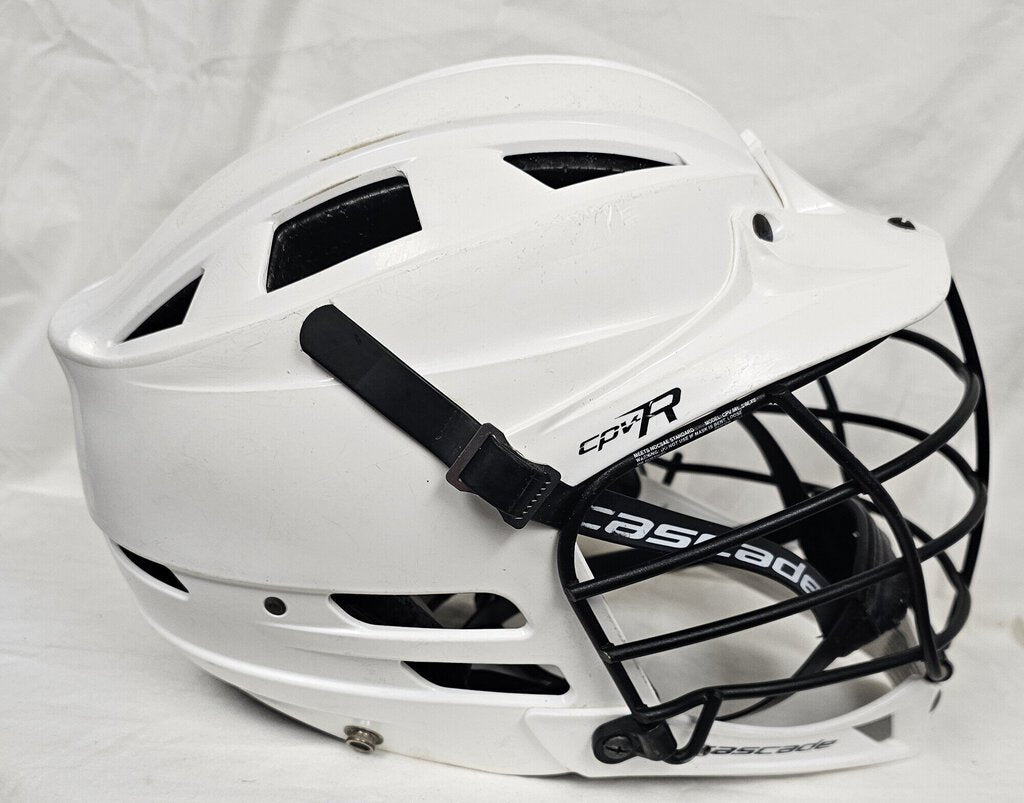 Cascade CPV-R White Lacrosse Helmet, Size: XS