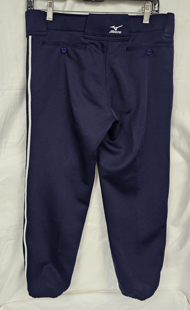 Mizuno Softball Pants,Navy with White piping, Size: M