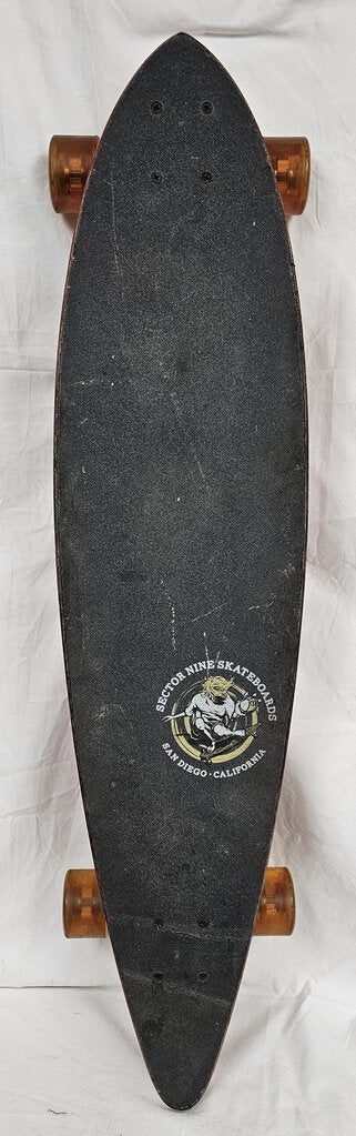 Sector 9 complete Longboard with 9in Gull Wing Charger trucks & 9ball wheels, Size: 38in.