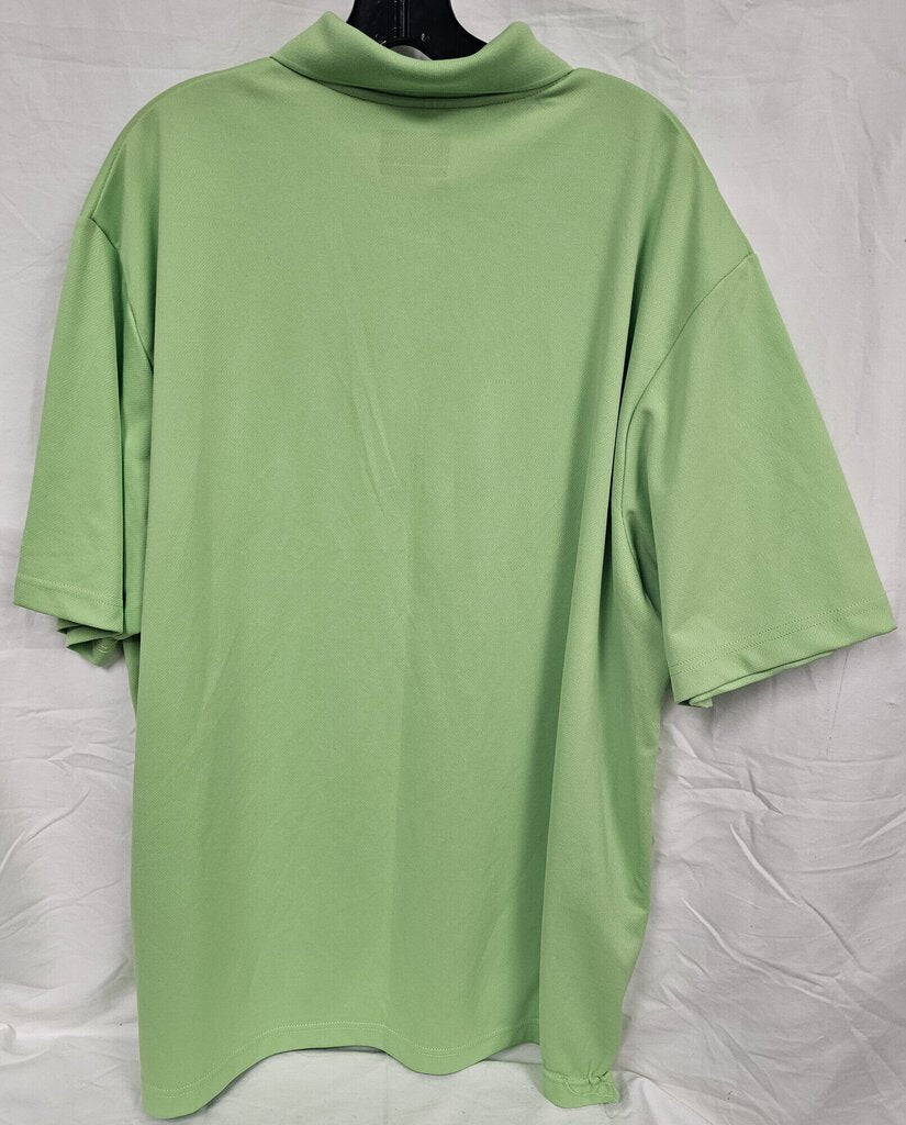 Ben Hogan Performance Power Air Golf Polo, Lime, Mens Size: 2XL