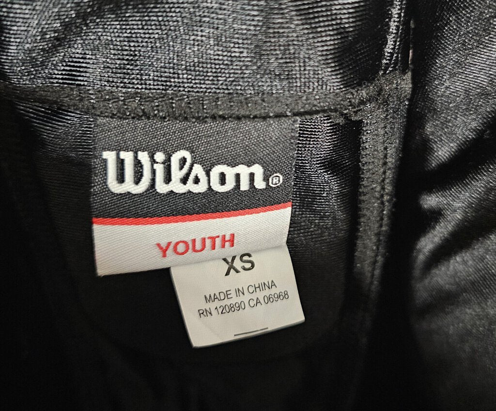Wilson Integrated Football Pants, Black, Size: Yth XS
