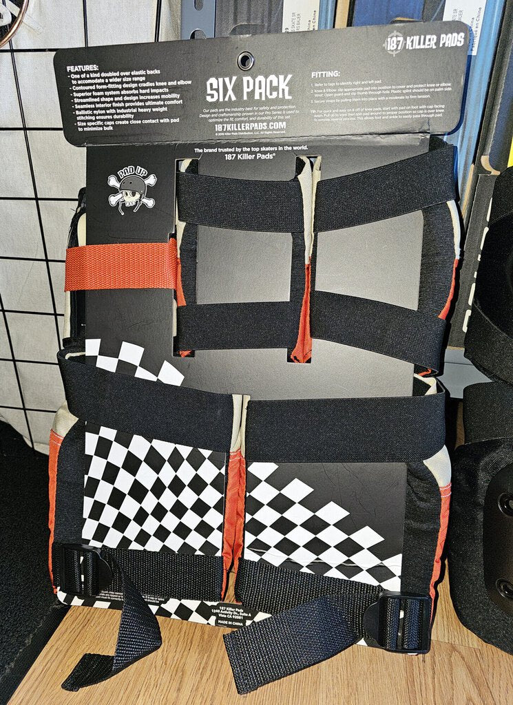 187 Killer Pads Lizzie Armanto Signature Edition Set, Six Pack, Size: L/XL