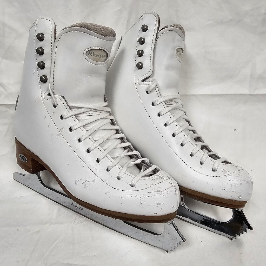 Riedell 255 Figure Skates with Aspire blades, Size: 5