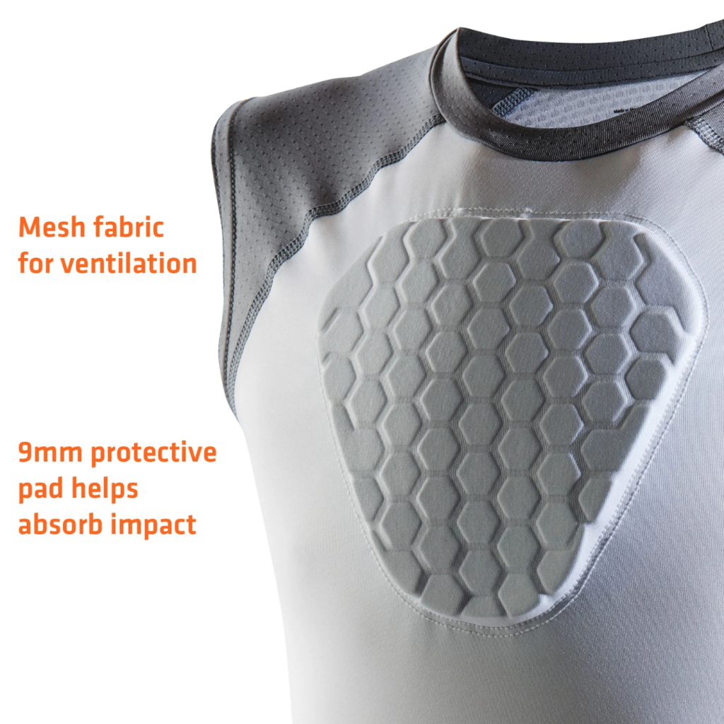 SHOCK DOCTOR Sternum Impact Shirt, Size: Adult Small