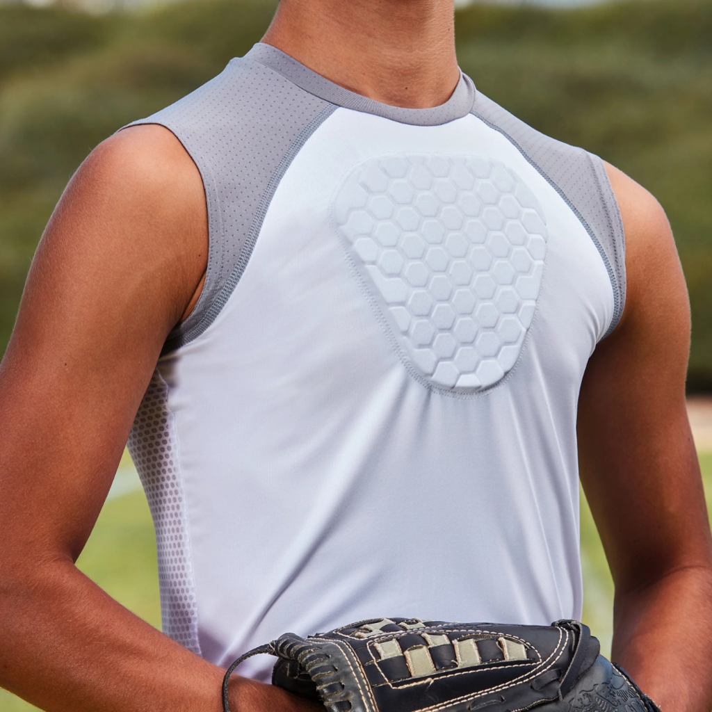 SHOCK DOCTOR Sternum Impact Shirt, Size: Adult Small