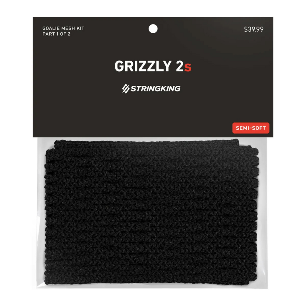 STRINGKING Grizzly 2S Semi-Soft Performance Mesh Piece - Goalie