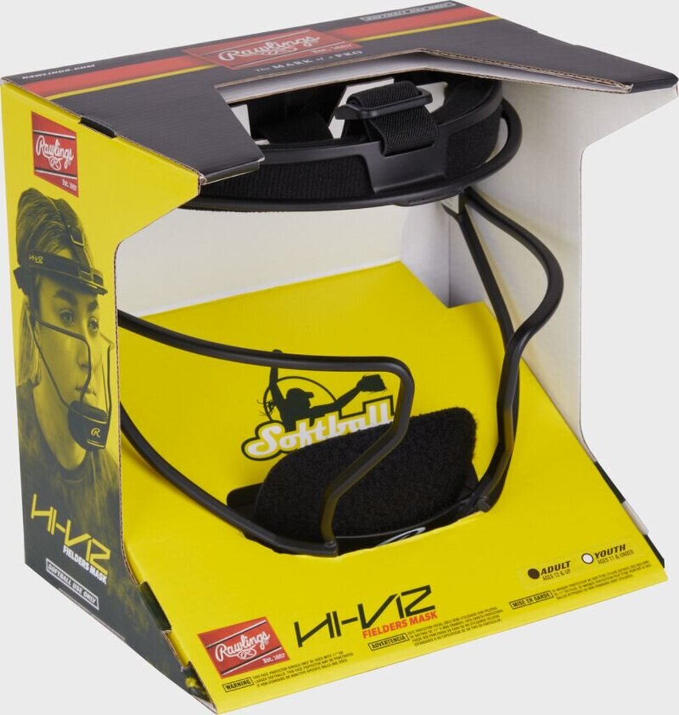 Rawlings® Hi-Viz Softball Fielder's Mask