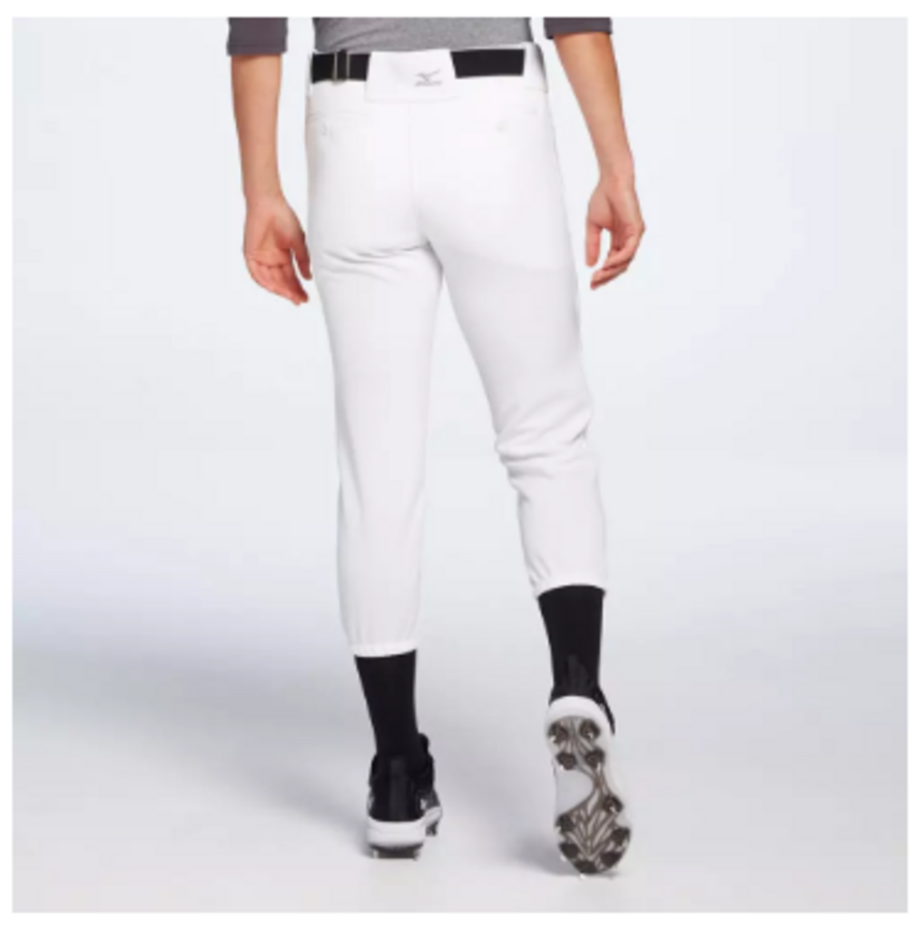 Mizuno MVP Pro Women's Softball Pants, Size XL, White
