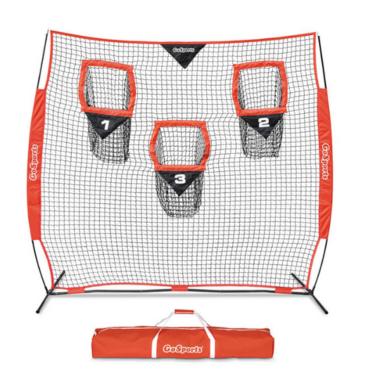 GoSports Multi-Sport Throwing Target Net, 8’ x 8’