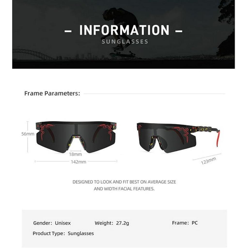 Geusskisr Sunglasses UV400 Protection | Da6