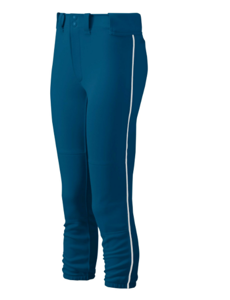 Mizuno Belted Piped Womens Softball Pants - Size Medium