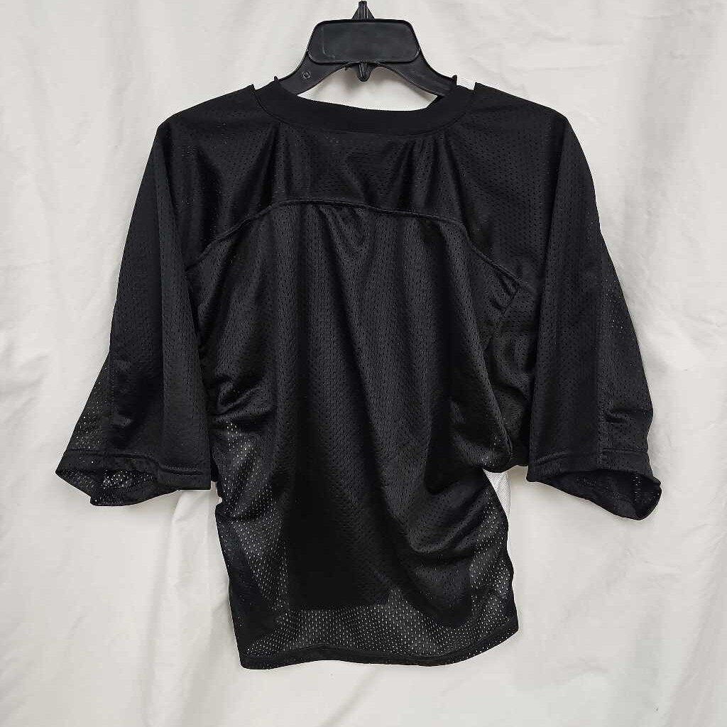Warrior Lacrosse Jersey, Youth Large, Black & White