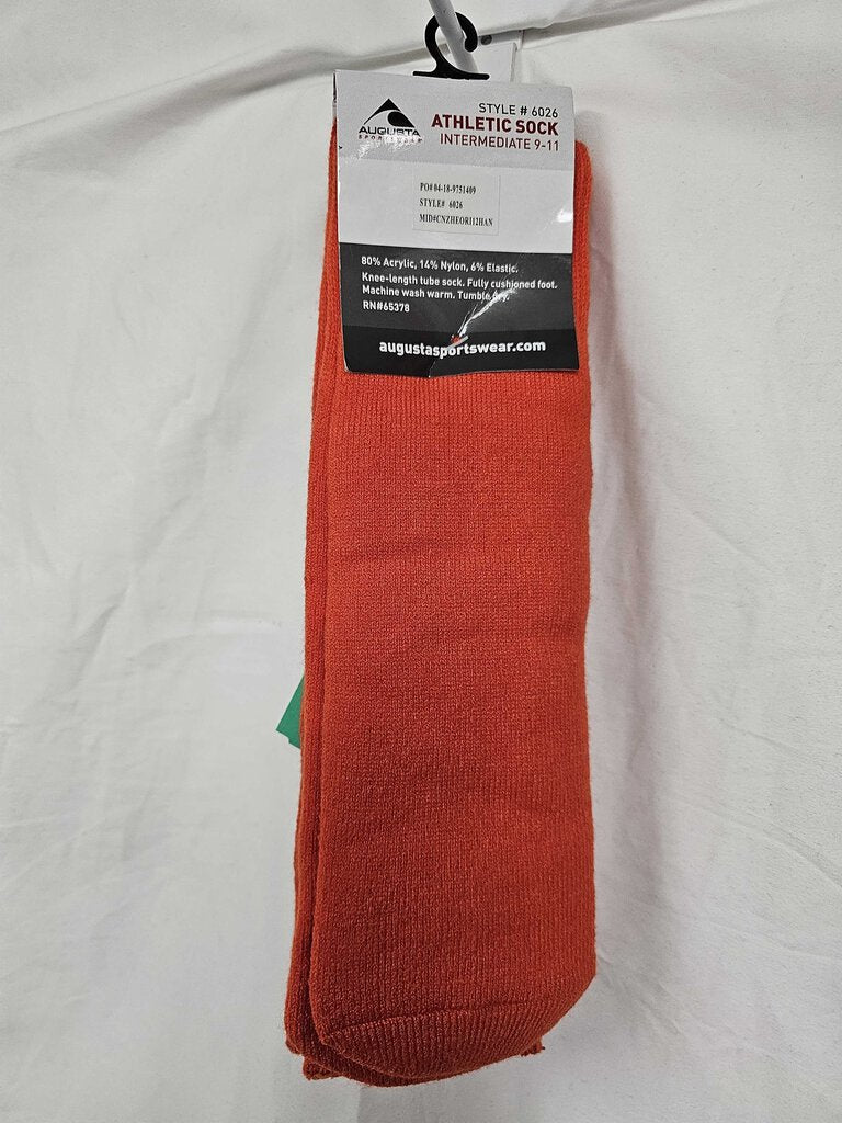 Augusta Sport Socks, Orange, Medium