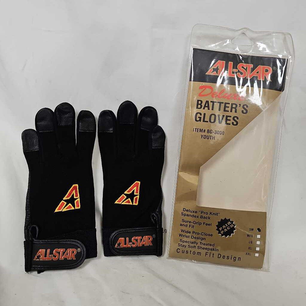 All-Star Deluxe Batting Gloves, Youth Small