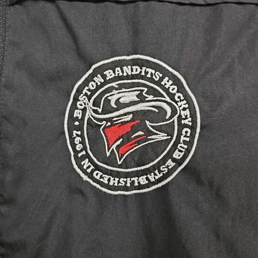 CCM Leightweight Rink Jacket, Black, Boston Bandits Logo, Size: M
