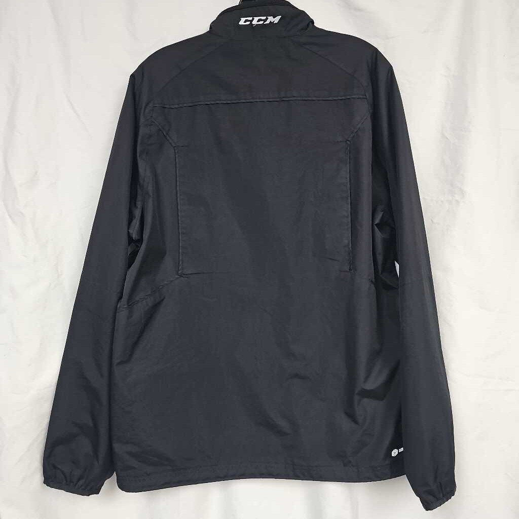 CCM Leightweight Rink Jacket, Black, Boston Bandits Logo, Size: M