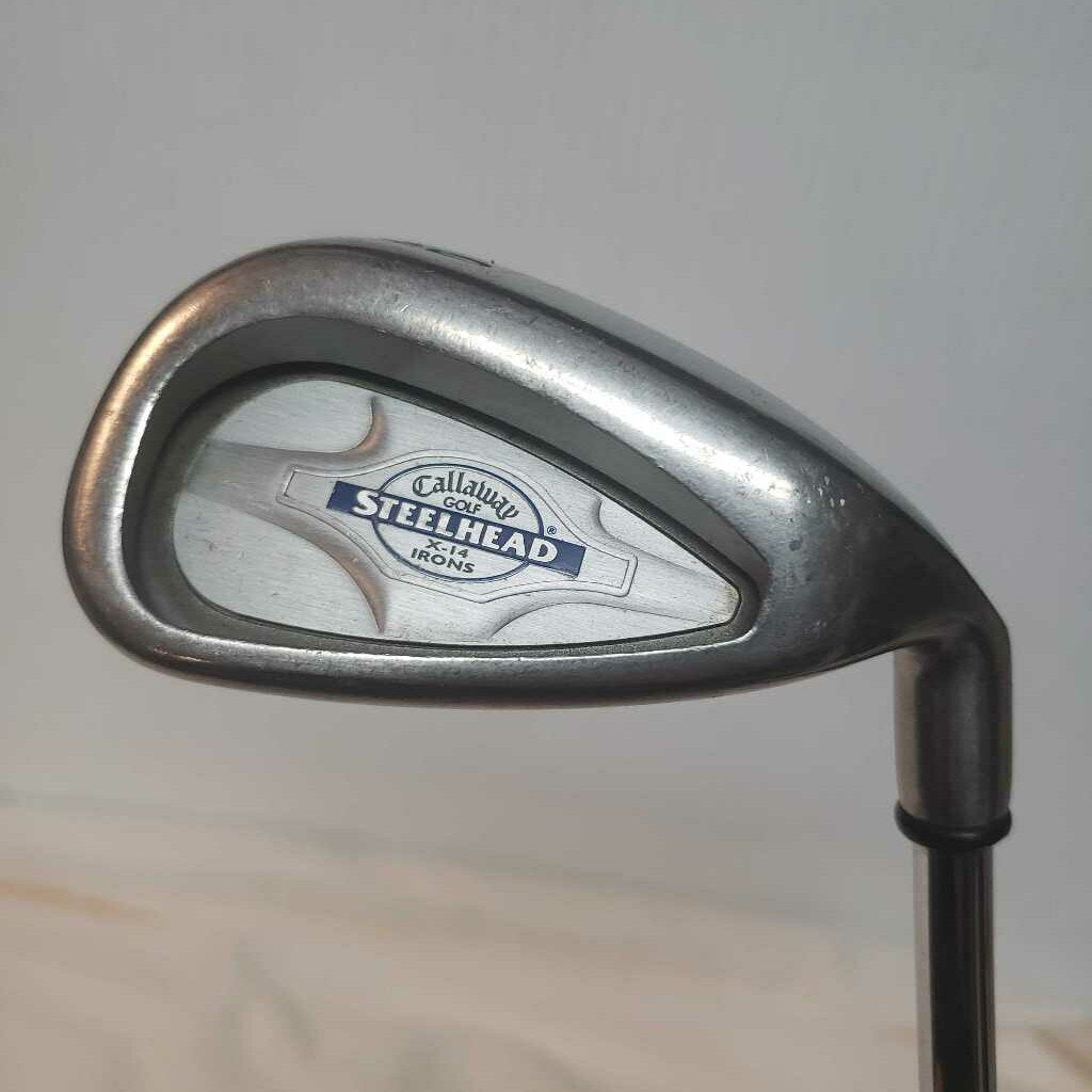 Callaway X-14 Steelhead, 9 Iron, Size: MRH Stf Steel