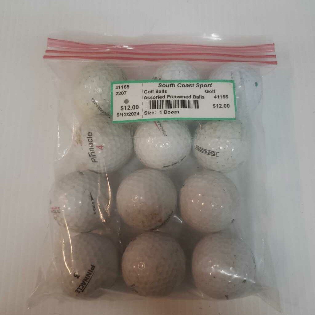 Assorted Preowned Balls