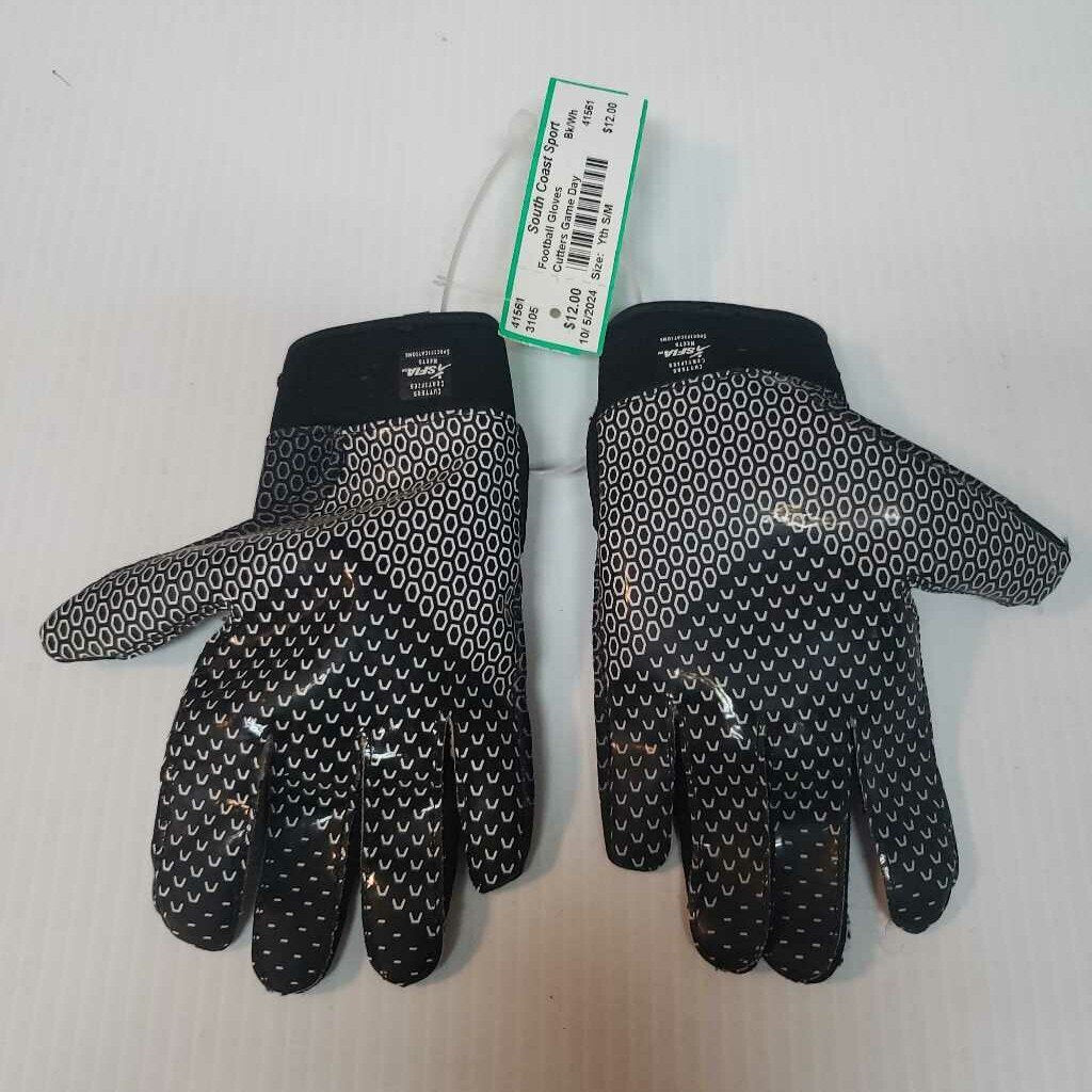 Cutters Game Day Football Gloves, Size: Yth S/M