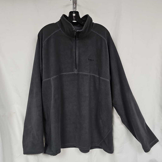 Reebok Men's 1/4 Zip Polar Fleece Pullover, XL