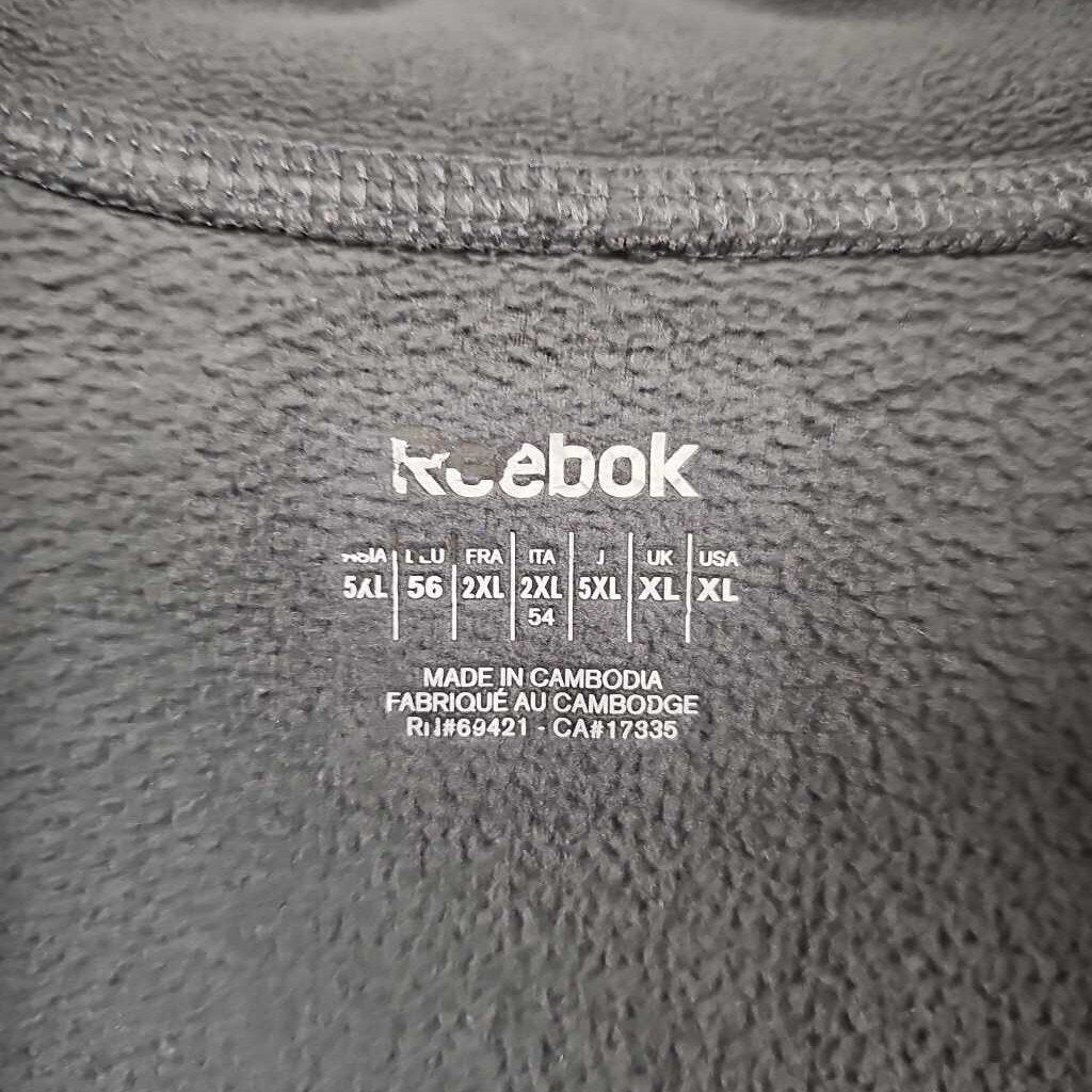 Reebok Men's 1/4 Zip Polar Fleece Pullover, XL