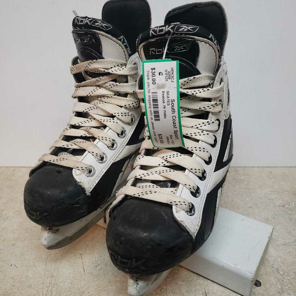 Reebok 7K Fitlite Youth Hockey Skates, Size Y12.5