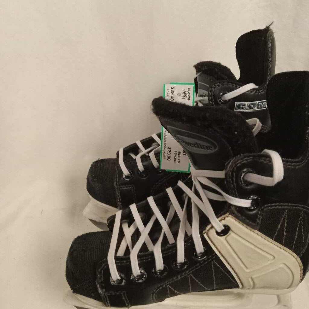 CCM Powerline 120 Youth Hockey Skates, Size Y12