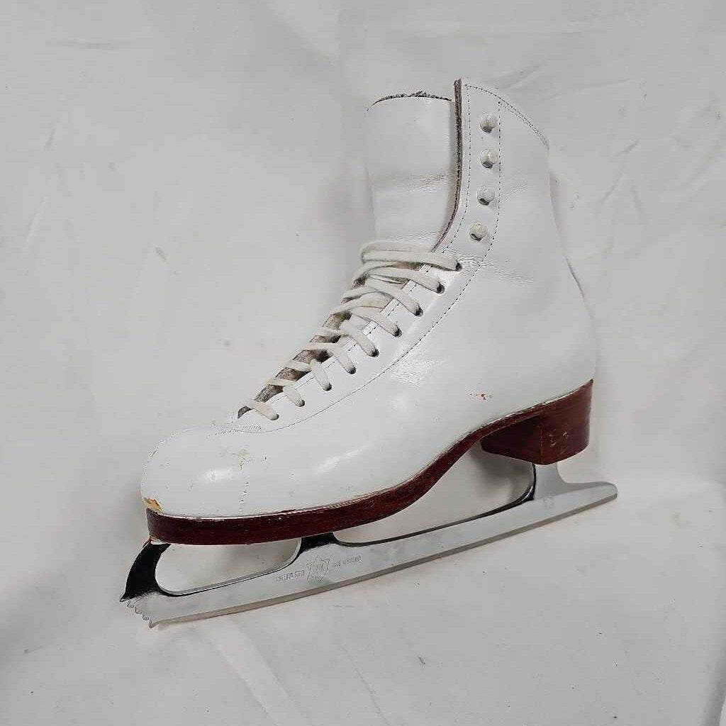 Riedell Gold Star 375 Figure Skates with MK Sheffield Steel blades, Size 5 A