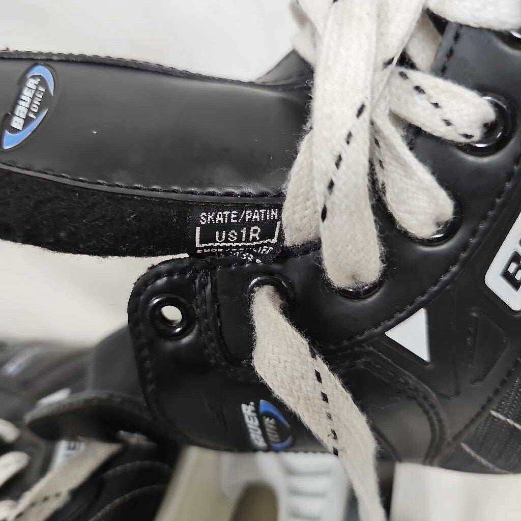 Bauer Elite Junior Hockey Skates, Size 1