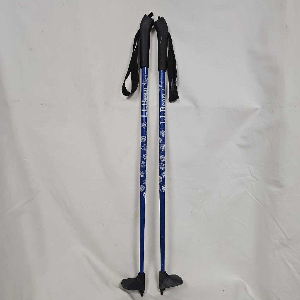 L.L. Bean Snowflake Kids Ski Poles