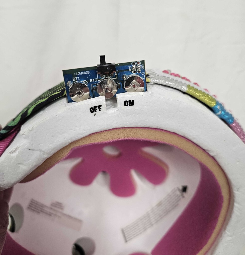 Raskullz Youth Sparklez Loud Cloud LED Bike Helmet