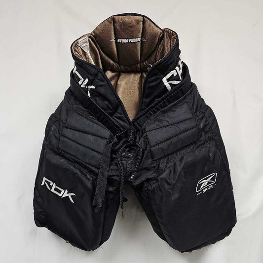 Reebok 5K Junior Hockey Goalie Pants, Black, Sixe Junior XL