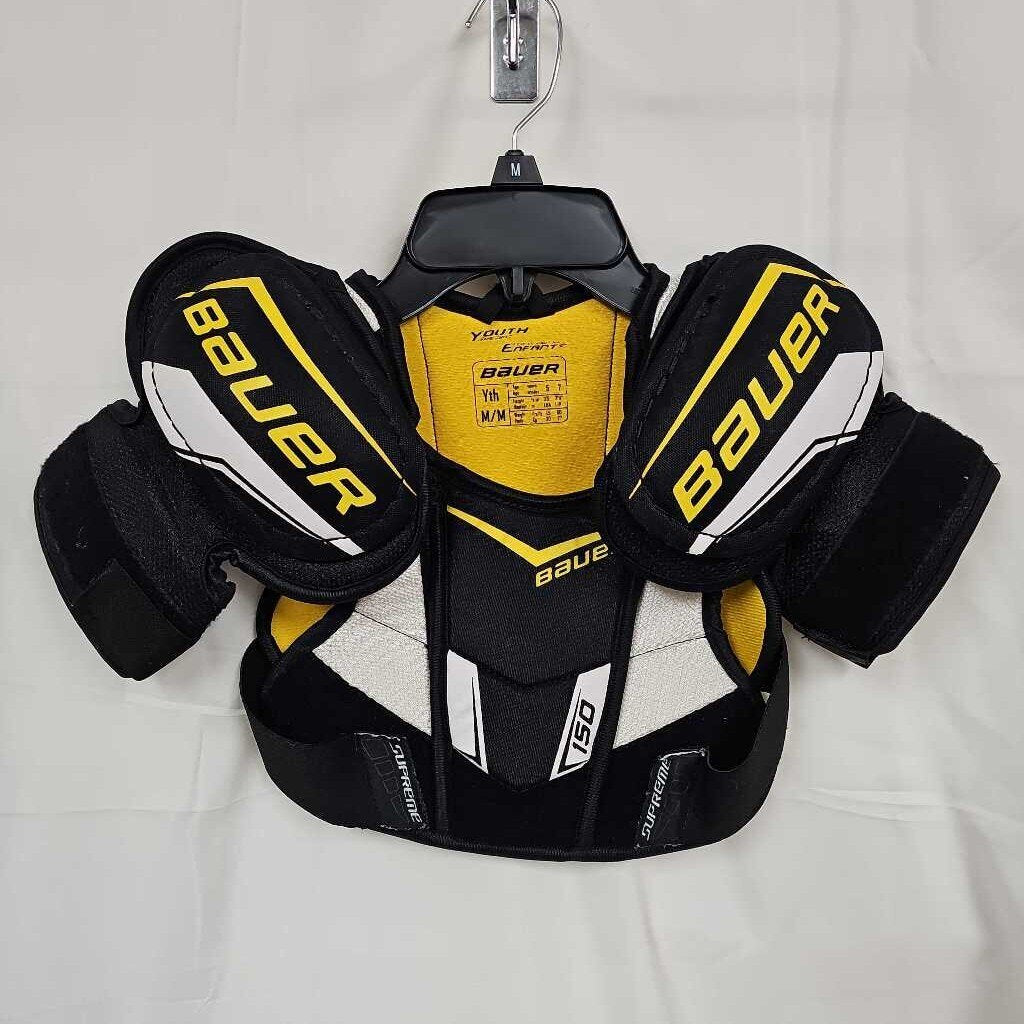 Bauer Supreme 150 Youth Hockey Shoulder Pads, Size Youth Medium