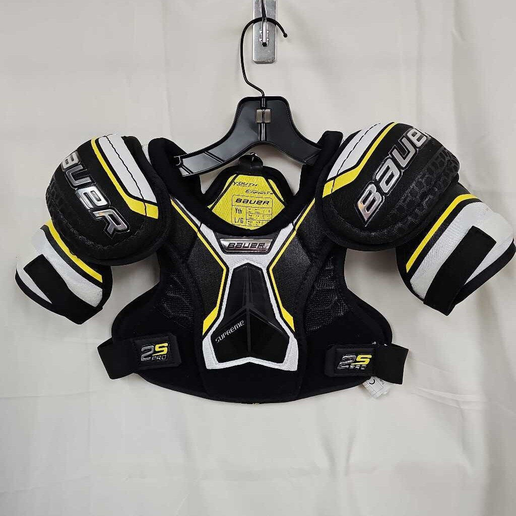 Bauer Supreme 2S Pro Hockey Shoulder Pads, Youth Large
