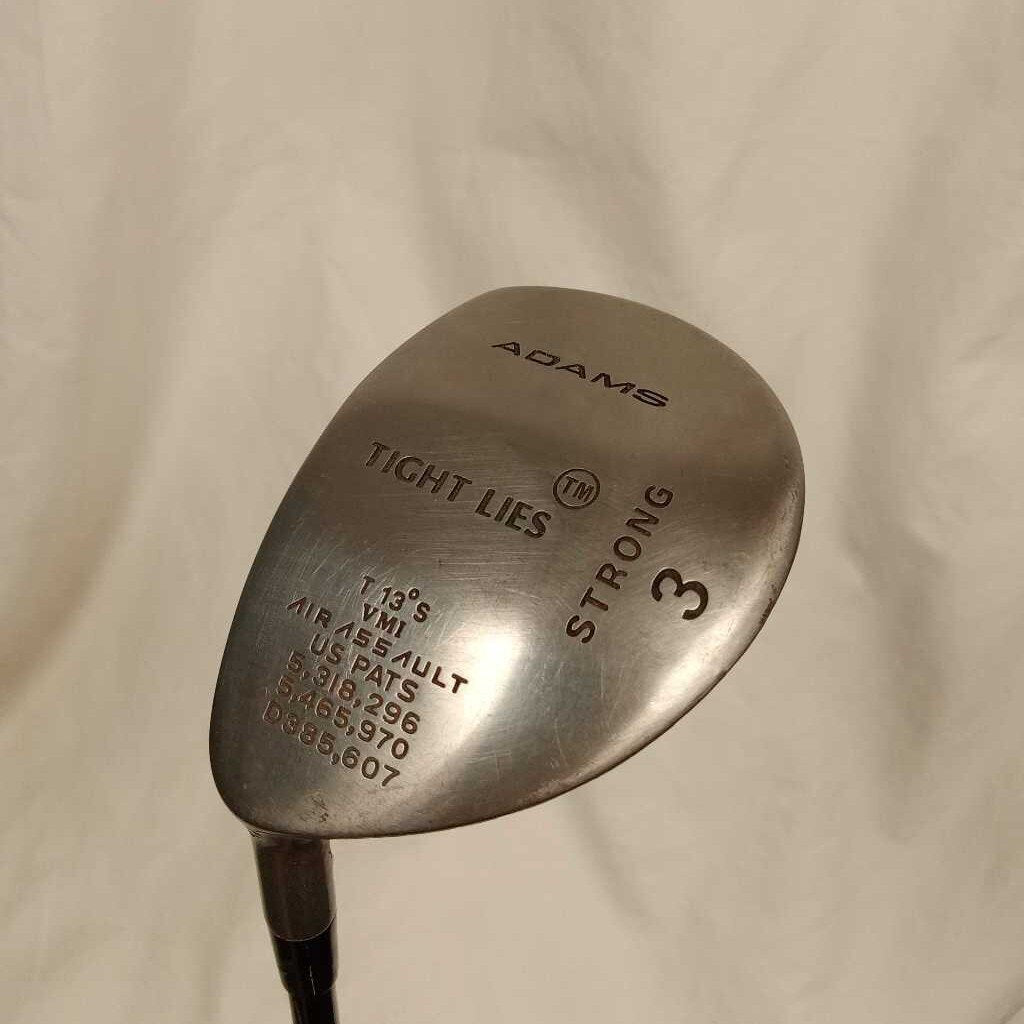 Adams Tight Lies 3 Wood Mens Left Hand Regular Flex Graphite Shaft