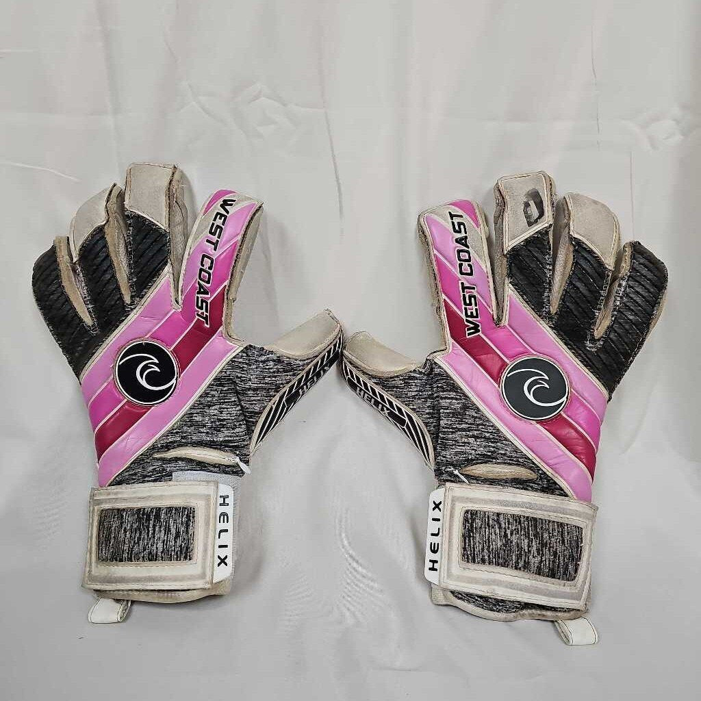 West Coast Helix Soccer Goalkeeper Gloves, Size 10