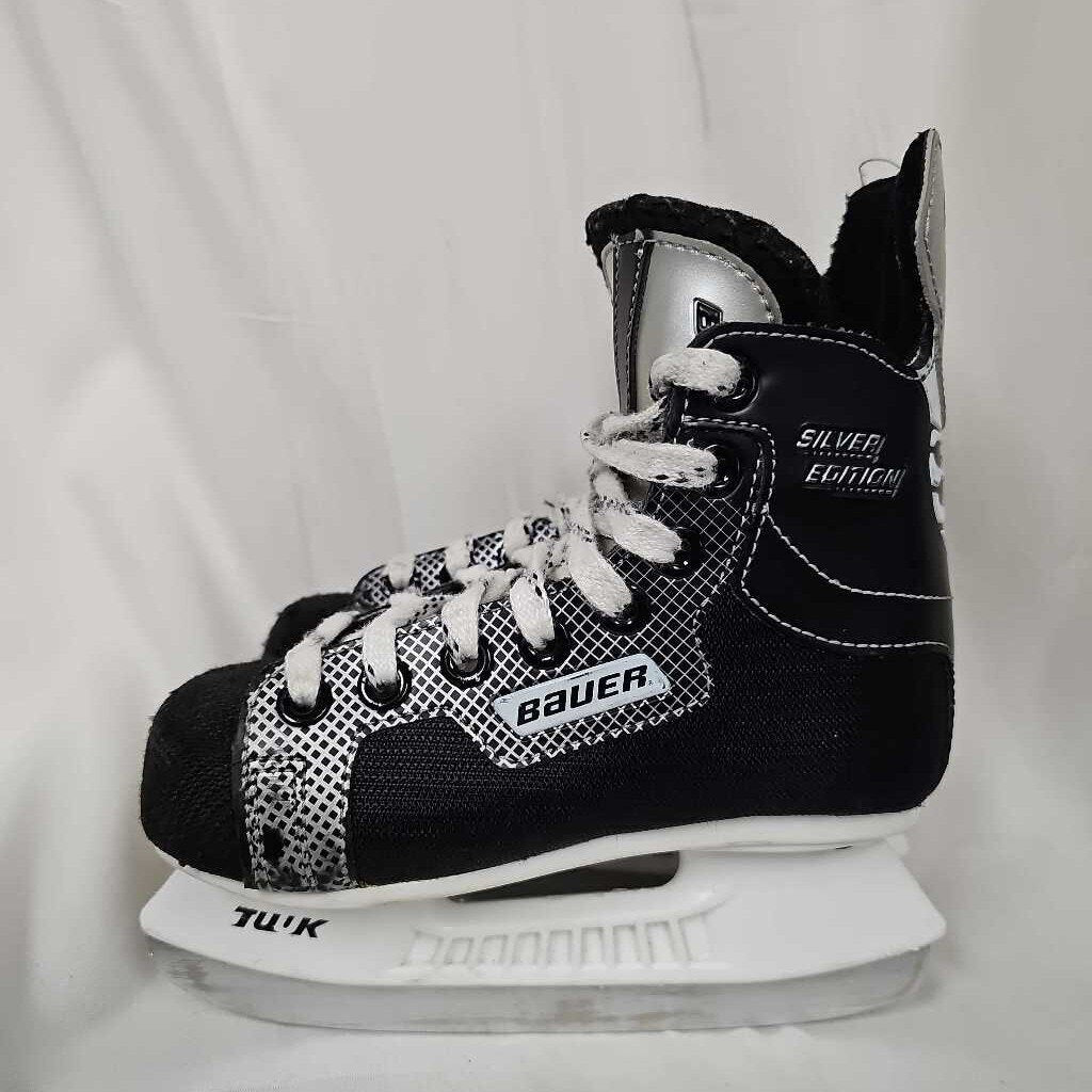 Bauer Supreme Silver Edition Hockey Skates, Size Y11