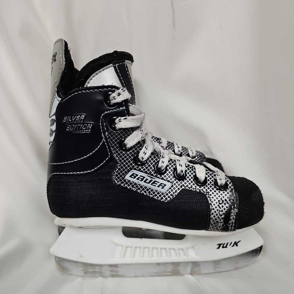 Bauer Supreme Silver Edition Hockey Skates, Size Y11