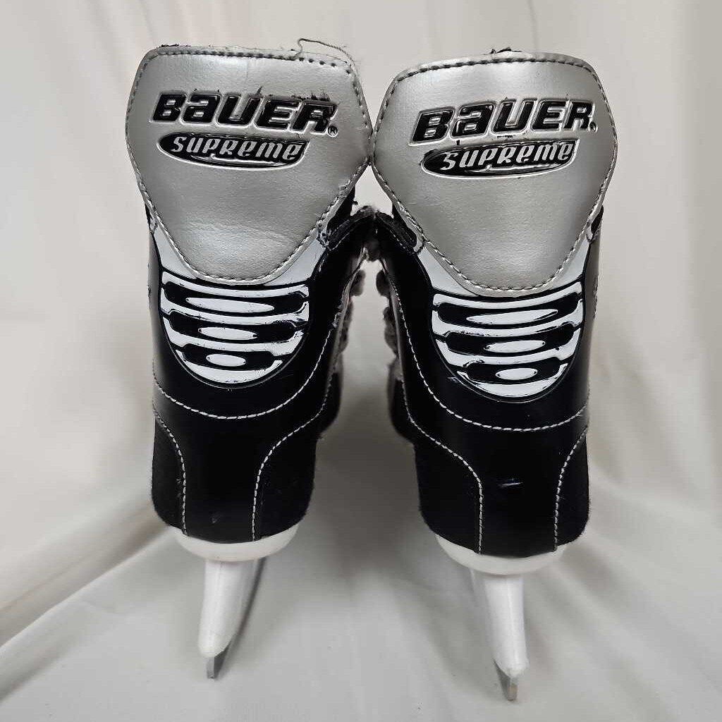 Bauer Supreme Silver Edition Hockey Skates, Size Y11