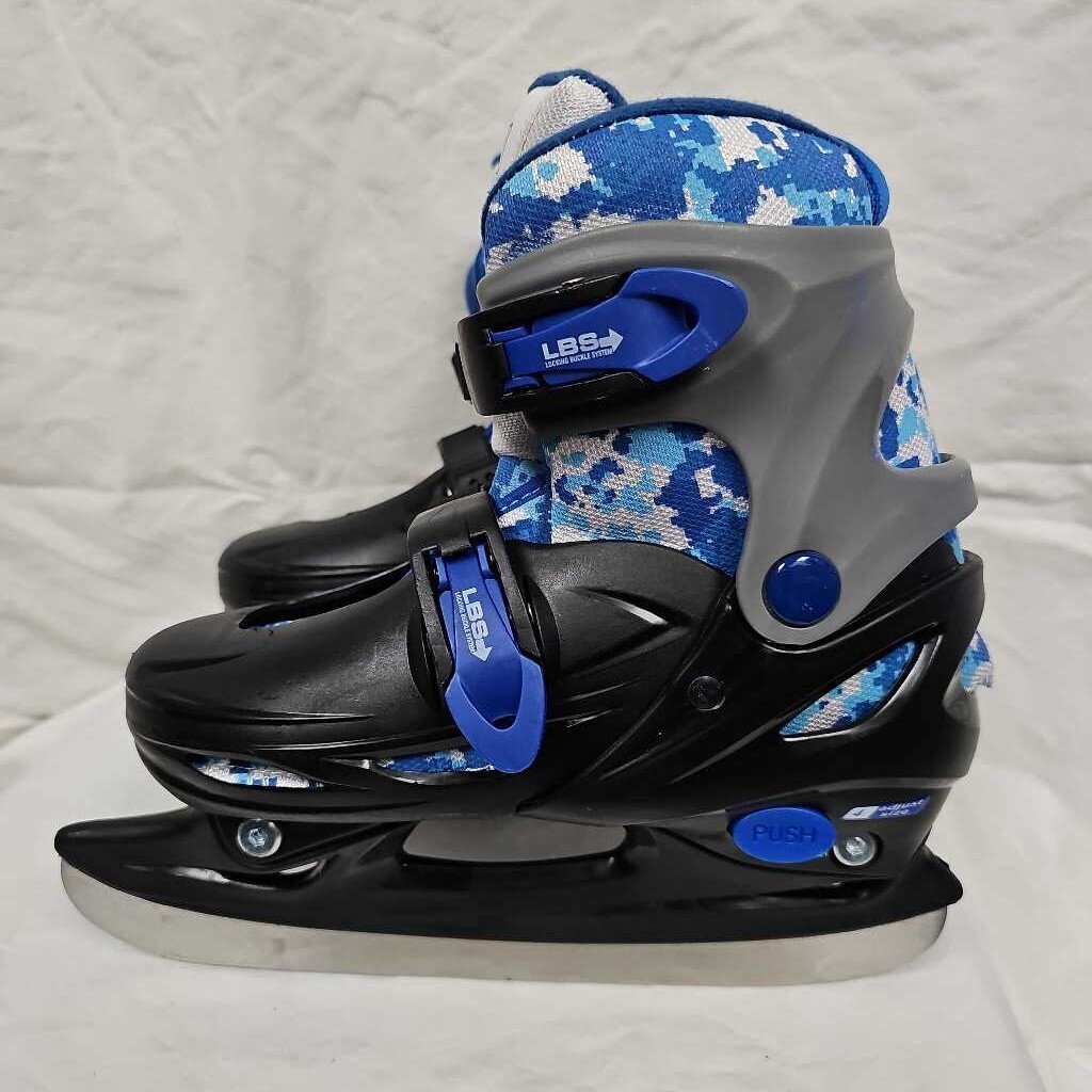 DBX Adjustable Ice Skates, Sizes 1-4