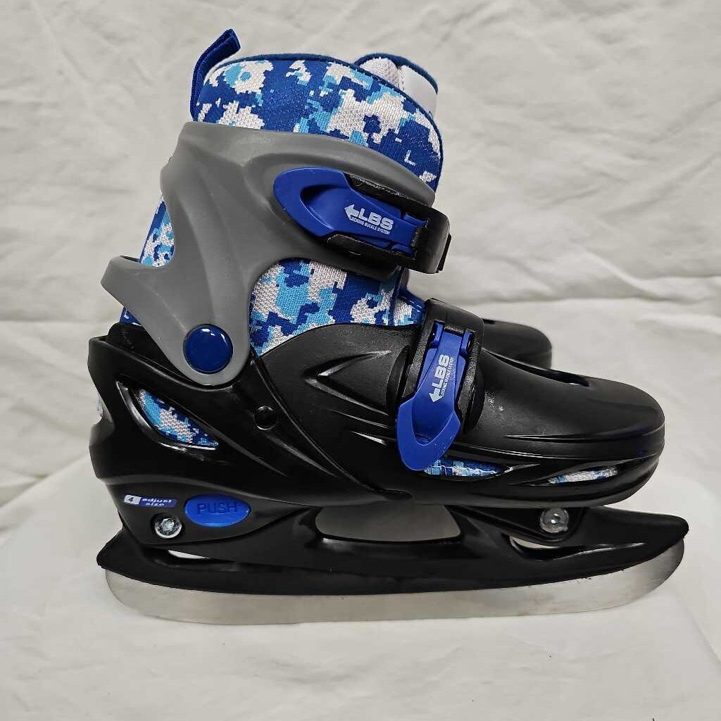 DBX Adjustable Ice Skates, Sizes 1-4